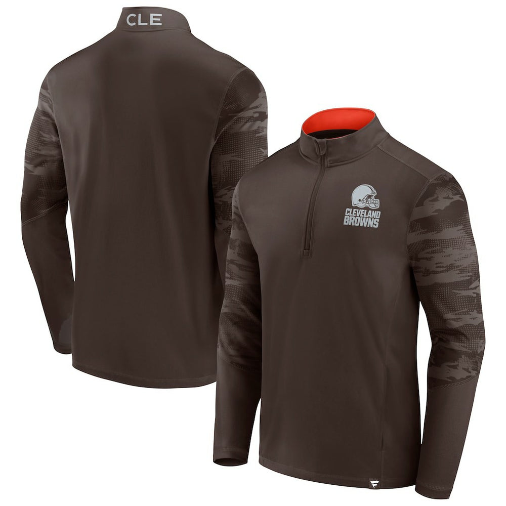 NFL Cleveland Browns Ringer Quarter-Zip Jacket