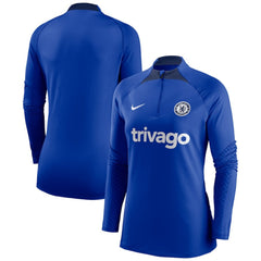 Chelsea Women's Strike Drill Raglan Performance Quarter-Zip Top / Soccer Hot sale