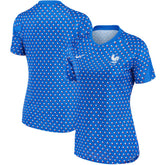 France Women's National Team Women's 2022/23 Away Pre-Match Performance Top / Soccer Sale