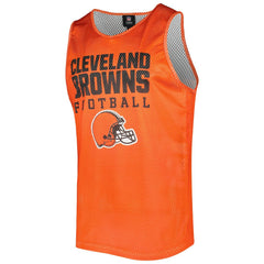 NFL Cleveland Browns FOCO Colorblock Mesh V-Neck & Shorts Set