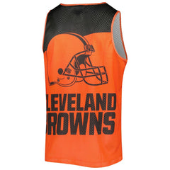 NFL Cleveland Browns FOCO Colorblock Mesh V-Neck & Shorts Set