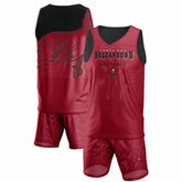 NFL Tampa Bay Buccaneers FOCO Colorblock Mesh V-Neck & Shorts Set