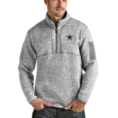 NFL Dallas Cowboys Antigua Fortune Quarter-Zip Pullover Jacket