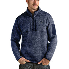 NFL Dallas Cowboys Antigua Fortune Quarter-Zip Pullover Jacket