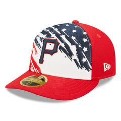 Pittsburgh Pirates 2022 4th of July Low Profile 59FIFTY Fitted Hat - Red | New Era