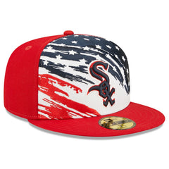 Chicago White Sox 2022 4th of July On-Field 59FIFTY Fitted Hat - Red | New Era