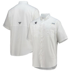 NFL Dallas Cowboys Tamiami Omni-Shade Button-Down Short Sleeve Shirt