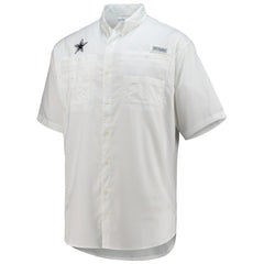 NFL Dallas Cowboys Tamiami Omni-Shade Button-Down Short Sleeve Shirt