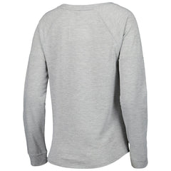 NFL Las Vegas Raiders Juniors All Striped Up Raglan Long Sleeve T-Shirt