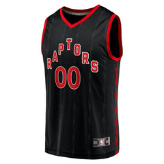 Toronto Raptors Fast Break Replica Custom Jersey Black - Statement Edition | Fanatics shop