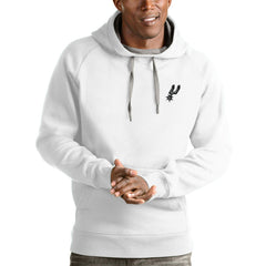 San Antonio Spurs Antigua Victory Pullover Hoodie - White on sale