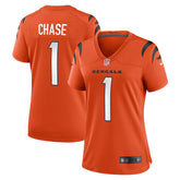 NFL Cincinnati Bengals Ja'Marr Chase Women's Alternate Game Jersey