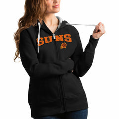Phoenix Suns Antigua Women's Team Victory Full-Zip Hoodie - Black for sale