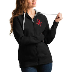 Houston Rockets Antigua Women's Victory Full-Zip Hoodie sale - Black online