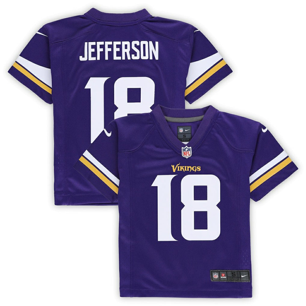 NFL Minnesota Vikings Justin Jefferson Preschool Game Jersey