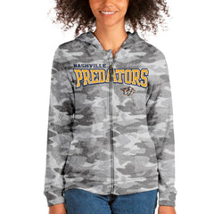 Nashville Predators Antigua Women's Team Absolute Full-Zip Hoodie