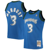 Stephon Marbury Minnesota Timberwolves 1996/97 Hardwood Classics Swingman Jersey - Blue | Mitchell & Ness shop