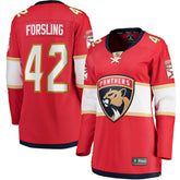 Gustav Forsling Florida Panthers Fanatics Women's Home Breakaway Player Jersey