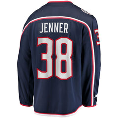 Boone Jenner Columbus Blue Jackets Home Captain Patch Breakaway Player Jersey