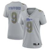 NFL Los Angeles Rams Matthew Stafford Women's Atmosphere Fashion Game Jersey