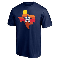 Houston Astros Hometown Collection Texas Sunrise T-Shirt - Navy