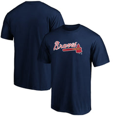 Atlanta Braves Official Team Wordmark T-Shirt - Navy