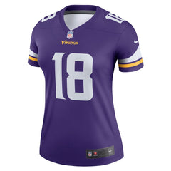 NFL Minnesota Vikings Justin Jefferson Women's Legend Player Performance Top