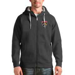 Florida Panthers Antigua Logo Victory Full-Zip Hoodie