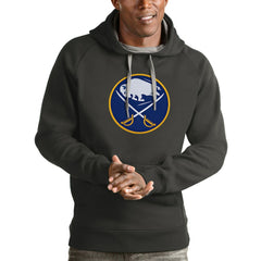 Buffalo Sabres Antigua Logo Victory Pullover Hoodie