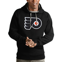 Philadelphia Flyers Antigua Logo Victory Pullover Hoodie