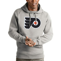 Philadelphia Flyers Antigua Logo Victory Pullover Hoodie