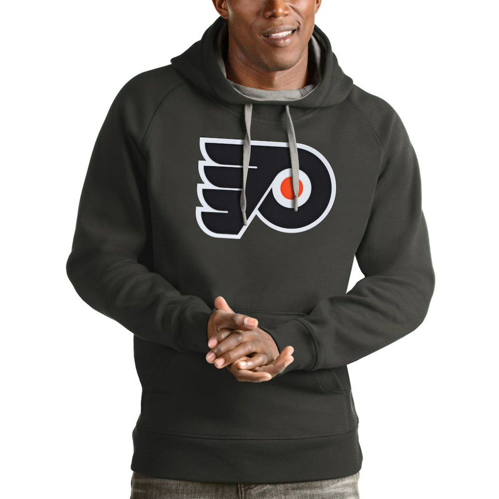 Philadelphia Flyers Antigua Logo Victory Pullover Hoodie