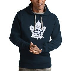 Toronto Maple Leafs Antigua Logo Victory Pullover Hoodie