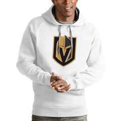 Vegas Golden Knights Antigua Logo Victory Pullover Hoodie