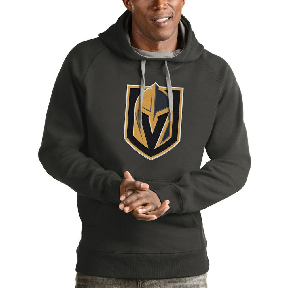 Vegas Golden Knights Antigua Logo Victory Pullover Hoodie