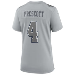 NFL Dallas Cowboys Dak Prescott Women's Atmosphere Fashion Game Jersey