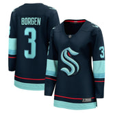 Will Borgen Seattle Kraken Fanatics Women's Home Breakaway Player Jersey
