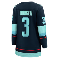 Will Borgen Seattle Kraken Fanatics Women's Home Breakaway Player Jersey