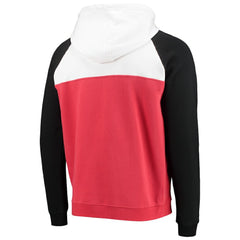 Washington Nationals Cooperstown Collection Quarter-Zip Hoodie Jacket - Red/White | New Era