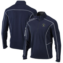 Milwaukee Brewers Shotgun Omni-Wick Quarter-Zip Pullover Jacket - Navy | Columbia