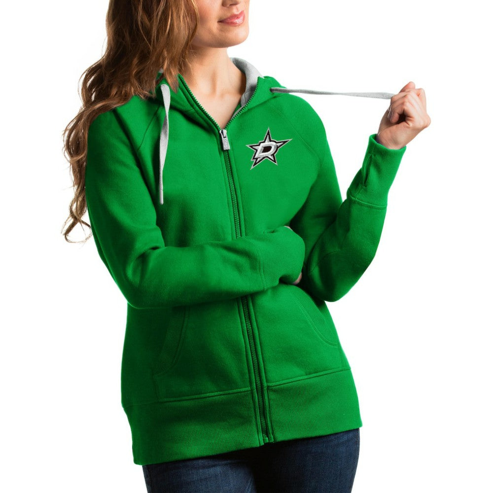 Dallas Stars Antigua Women's Victory Full-Zip Hoodie