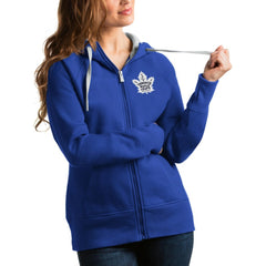 Toronto Maple Leafs Antigua Women's Victory Full-Zip Hoodie