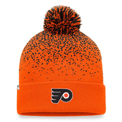 Philadelphia Flyers Fanatics Iconic Gradient Cuffed Knit Hat with Pom