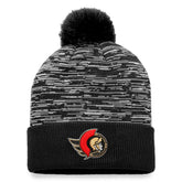 Ottawa Senators Fanatics Defender Cuffed Knit Hat with Pom
