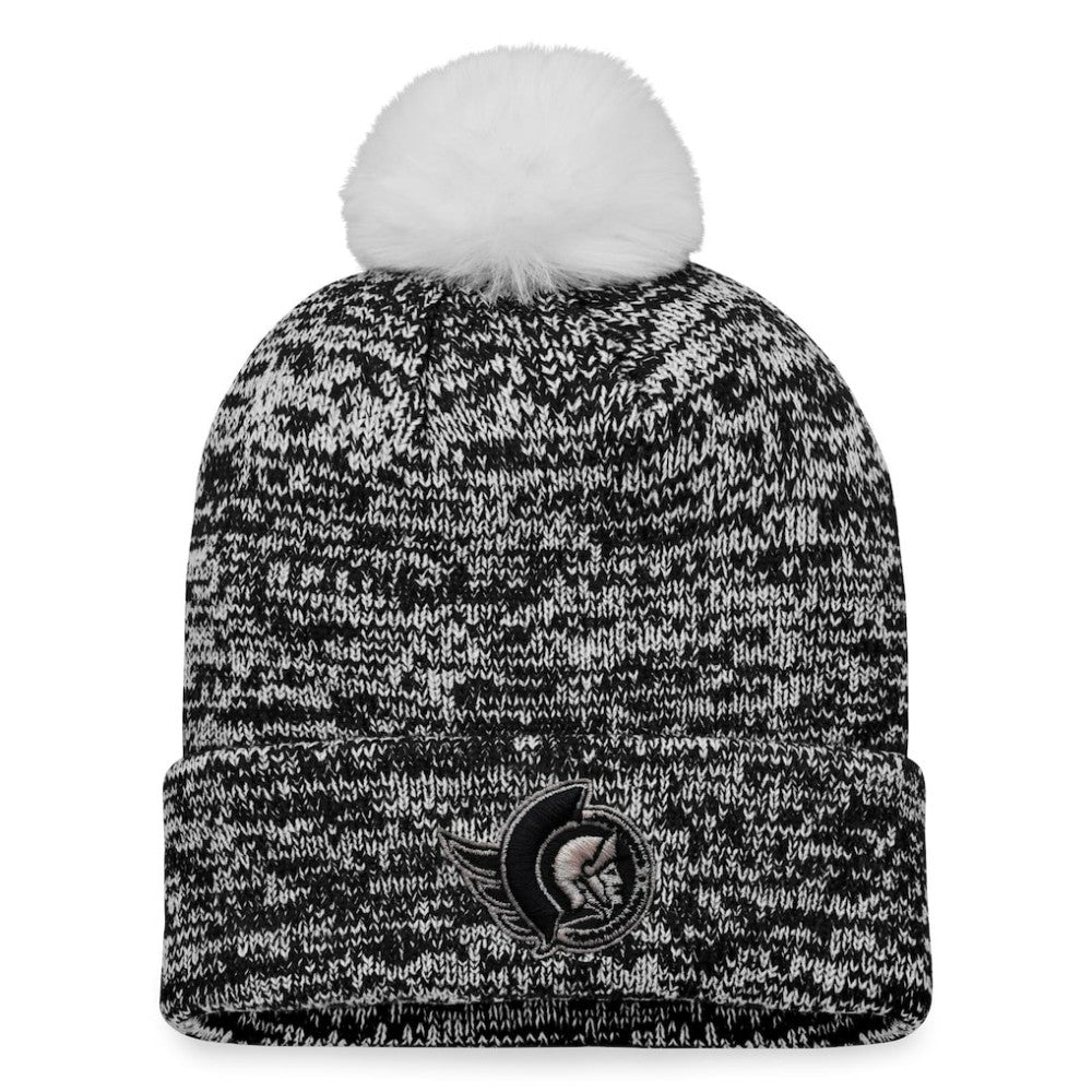 Ottawa Senators Fanatics Women's Glimmer Cuffed Knit Hat with Pom