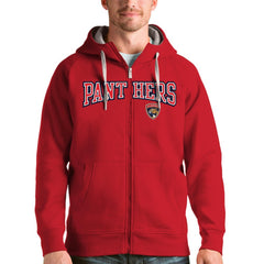 Florida Panthers Antigua Wordmark Victory Full-Zip Hoodie