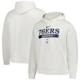 Philadelphia 76ers 2022/23 Spotlight On-Court Practice Performance Pullover Hoodie - Cream | Nike outlet