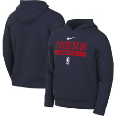 Philadelphia 76ers 2022/23 Spotlight On-Court Practice Performance Pullover Hoodie - Navy | Nike on sale