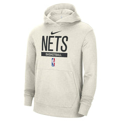 Brooklyn Nets 2022/23 Spotlight On-Court Practice Performance Pullover Hoodie - Cream | Nike discount