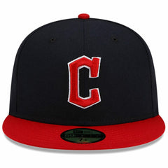 Cleveland Guardians Home Authentic Collection On-Field 59FIFTY Fitted Hat - Navy/Red | New Era